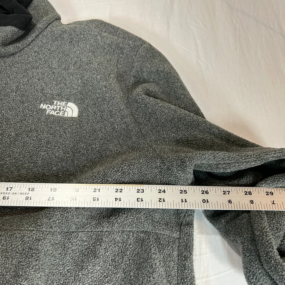 The North Face Mens XXL Heather Grey 1/4 Zip Fleece Pullover NF0A5EJMKS7 F20